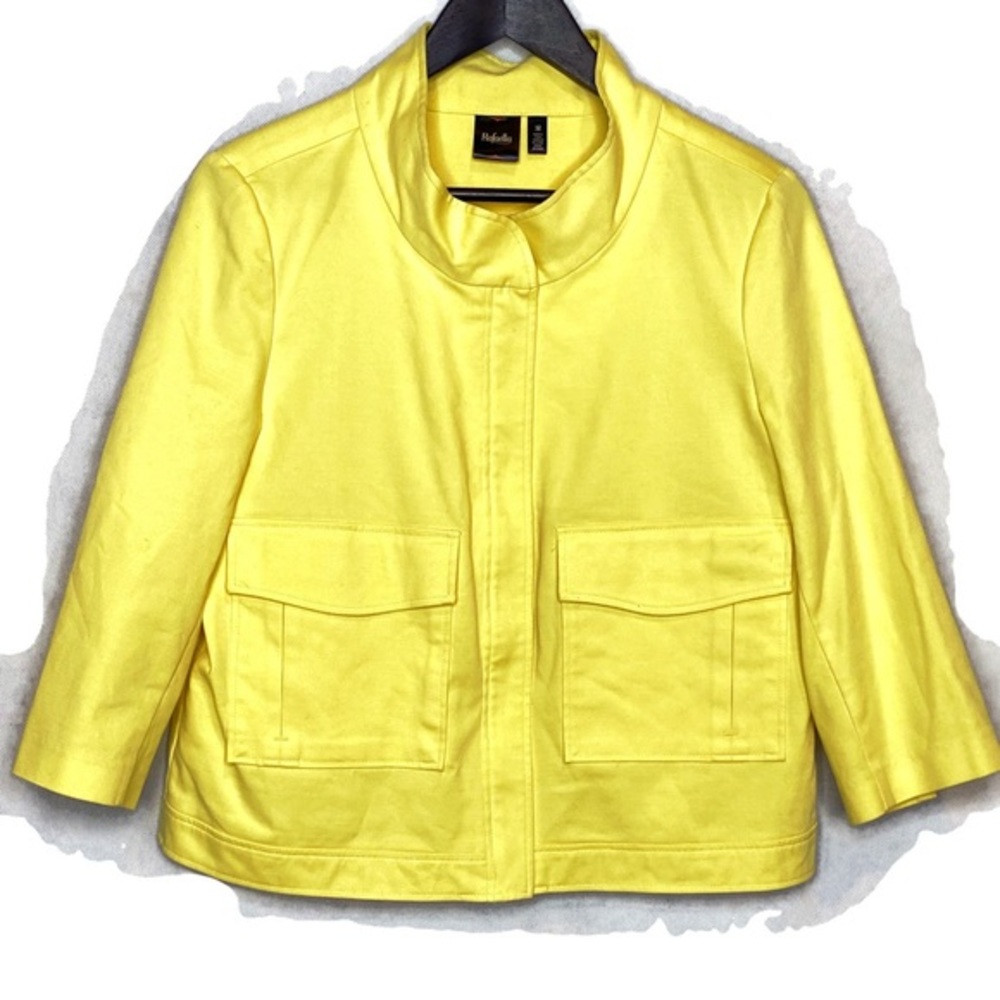 Rafaella Sunshine Yellow Short ZIP Jacket